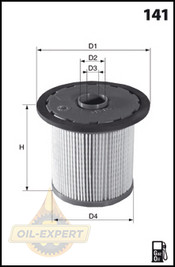 Mecafilter Фильтр топливный Mecafilter ELG5273 - Картинка 2