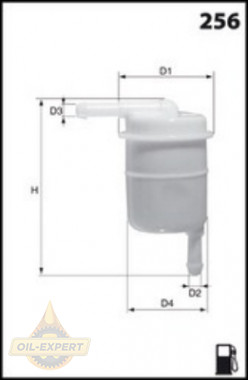 Mecafilter Фильтр топливный Mecafilter ELE3581 - Картинка 2