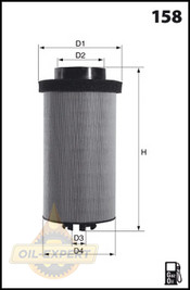 Mecafilter Фильтр топливный Mecafilter ELG5544 - Картинка 2
