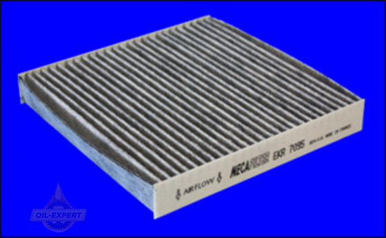 Mecafilter Фильтр салона угольный Mecafilter EKR7095 - Картинка 1