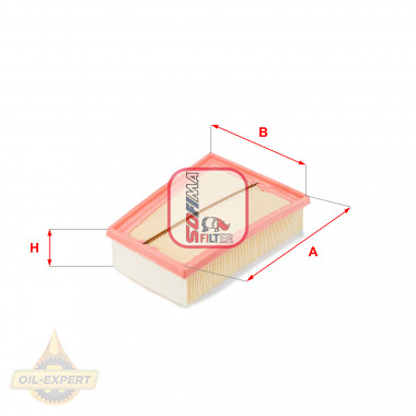 Sofima Фільтр повітряний SOFIMA S2032A - Заображення 1
