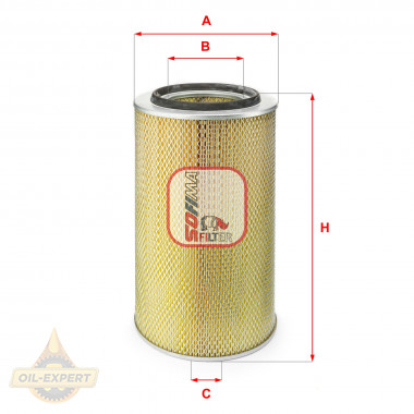 Sofima Фильтр воздушный SOFIMA S2650A - Картинка 1