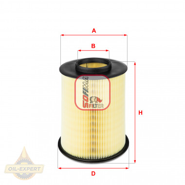 Sofima Фільтр повітряний SOFIMA S2722A - Заображення 1