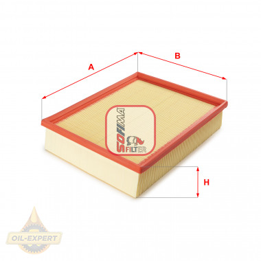 Sofima Фільтр повітряний SOFIMA S3085A - Заображення 1
