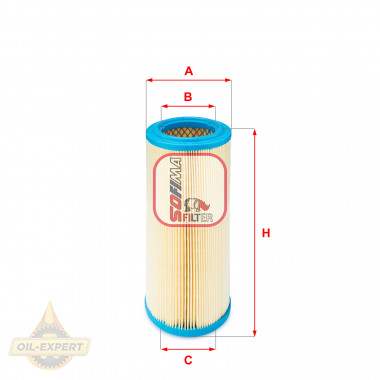 Sofima Фільтр повітряний SOFIMA S7367A - Заображення 1