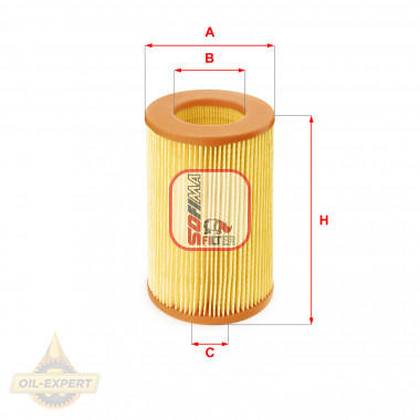 Sofima Фільтр повітряний SOFIMA S7386A - Заображення 1