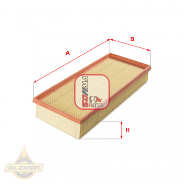 Sofima Фільтр повітряний SOFIMA S7402A - Заображення 1