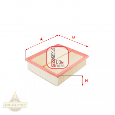 Sofima Фільтр повітряний SOFIMA S3192A - Заображення 1