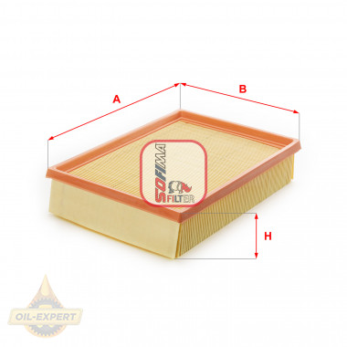 Sofima Фільтр повітряний SOFIMA S3202A - Заображення 1