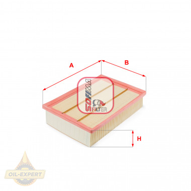 Sofima Фільтр повітряний SOFIMA S3246A - Заображення 1