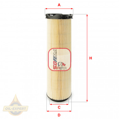 Sofima Фільтр повітряний SOFIMA S7585A - Заображення 1