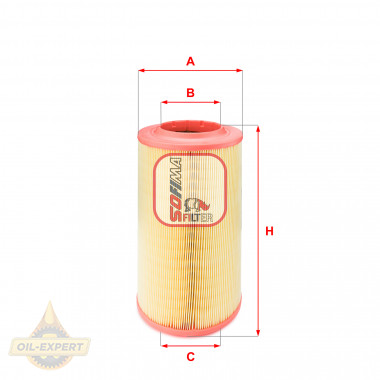 Sofima Фільтр повітряний SOFIMA S7628A - Заображення 1