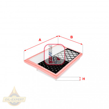 Sofima Фільтр повітряний SOFIMA S3462A - Заображення 1
