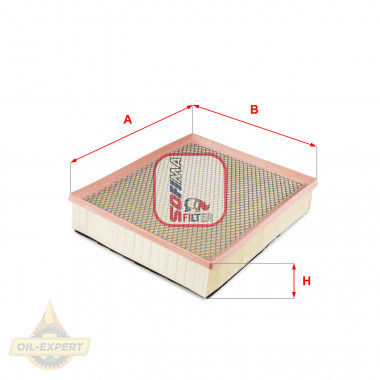 Sofima Фільтр повітряний SOFIMA S3512A - Заображення 1