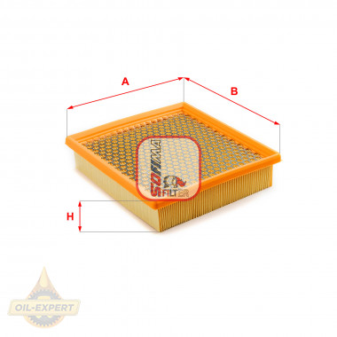 Sofima Фільтр повітряний SOFIMA S3544A - Заображення 1