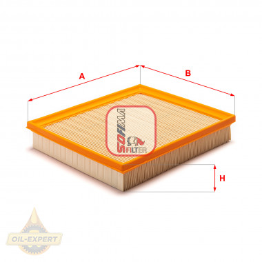 Sofima Фільтр повітряний SOFIMA S3558A - Заображення 1