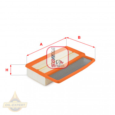 Sofima Фільтр повітряний SOFIMA S3604A - Заображення 1