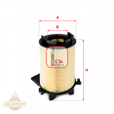 Sofima Фільтр повітряний SOFIMA S0212A - Заображення 1