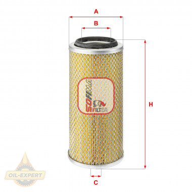 Sofima Фильтр воздушный SOFIMA S0650A - Картинка 1