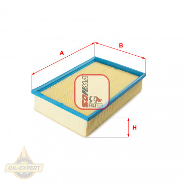 Sofima Фільтр повітряний SOFIMA S0946A - Заображення 1