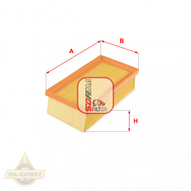 Sofima Фильтр воздушный SOFIMA S3638A - Картинка 1