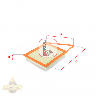 Sofima Фільтр повітряний SOFIMA S3645A - Заображення 1