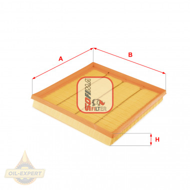 Sofima Фільтр повітряний SOFIMA S3711A - Заображення 1