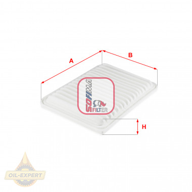 Sofima Фильтр воздушный SOFIMA S3721A - Картинка 1