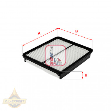 Sofima Фильтр воздушный SOFIMA S3723A - Картинка 1