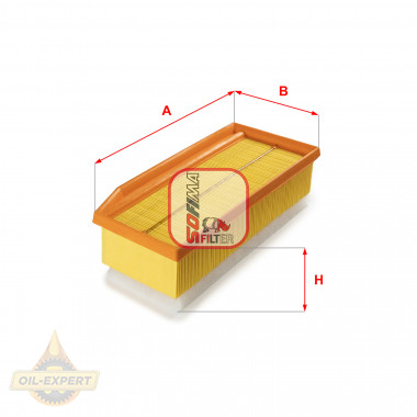 Sofima Фільтр повітряний SOFIMA S3A16A - Заображення 1