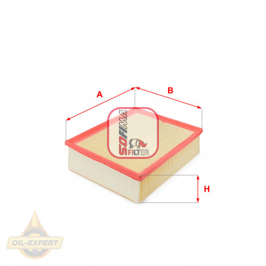 Sofima Фільтр повітряний SOFIMA S5302A - Заображення 1