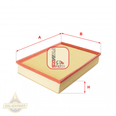 Sofima Фільтр повітряний SOFIMA S3340A - Заображення 1