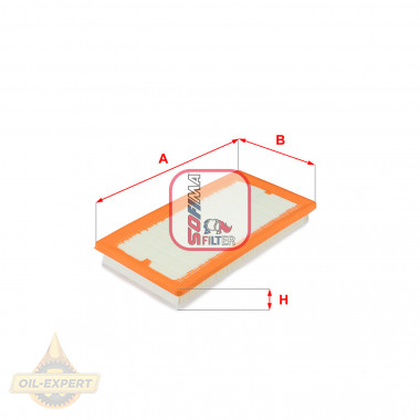 Sofima Фільтр повітряний SOFIMA S3376A - Заображення 1