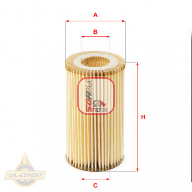 Sofima Фільтр масляний SOFIMA S5002PE - Заображення 1