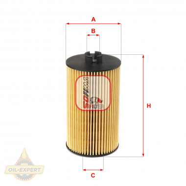 Sofima Фільтр масляний SOFIMA S5007PE - Заображення 1