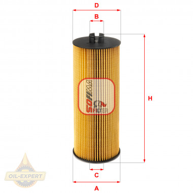 Sofima Фільтр масляний SOFIMA S5036PE - Заображення 1