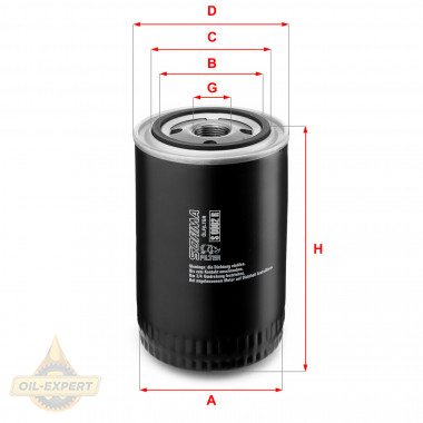 Sofima Фільтр масляний SOFIMA S0002R - Заображення 1