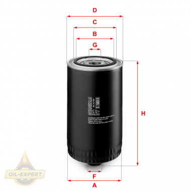 Sofima Фильтр масляный SOFIMA S1563R - Картинка 1