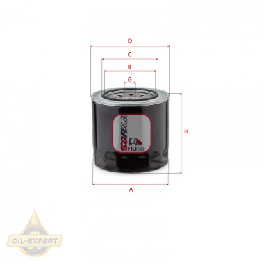 Sofima Фильтр масляный SOFIMA S3653R - Картинка 1