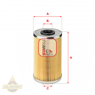 Sofima Фільтр паливний SOFIMA S0491N - Заображення 1