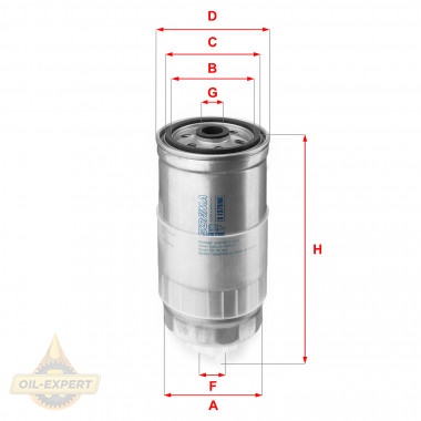 Sofima Фільтр паливний SOFIMA S1379NR - Заображення 1