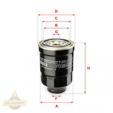 Sofima Фильтр топливный SOFIMA S1410NR - Картинка 1