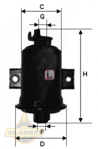 Sofima Фильтр топливный SOFIMA S1560B - Картинка 1