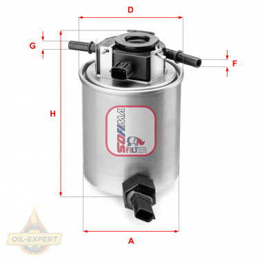 Sofima Фильтр топливный SOFIMA S4020NR - Картинка 1