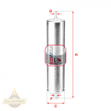 Sofima Фильтр топливный SOFIMA S1838B - Картинка 1