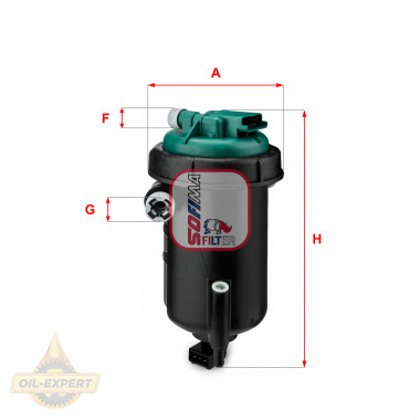 Sofima Фільтр паливний SOFIMA S5148 GC - Заображення 1