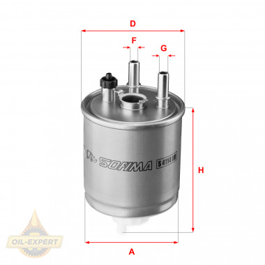 Sofima Фильтр топливный SOFIMA S4114NR - Картинка 1
