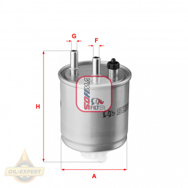 Sofima Фільтр паливний SOFIMA S4117NR - Заображення 1