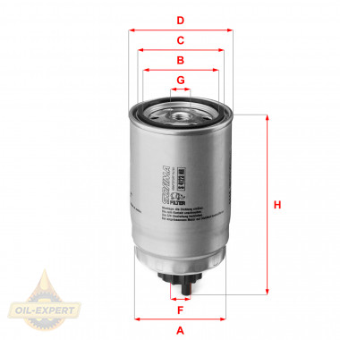Sofima Фільтр паливний SOFIMA S4123NR - Заображення 1
