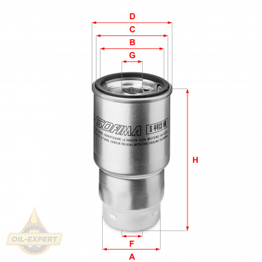 Sofima Фильтр топливный SOFIMA S4413NR - Картинка 1